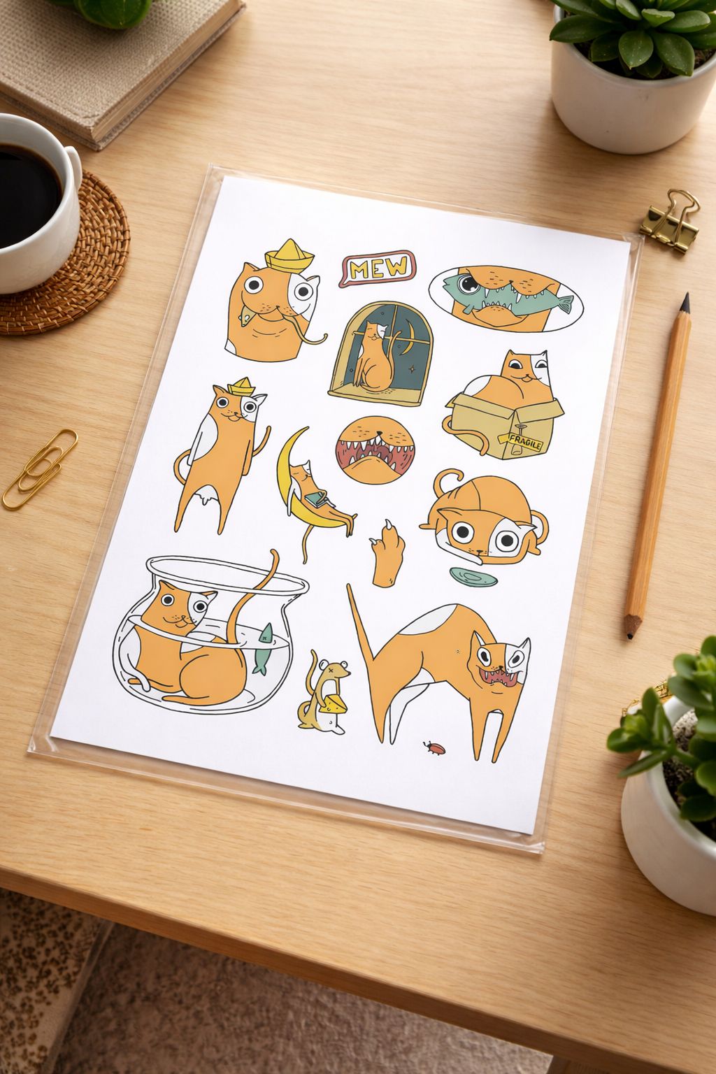 Vinyl Sticker Pack - Cats