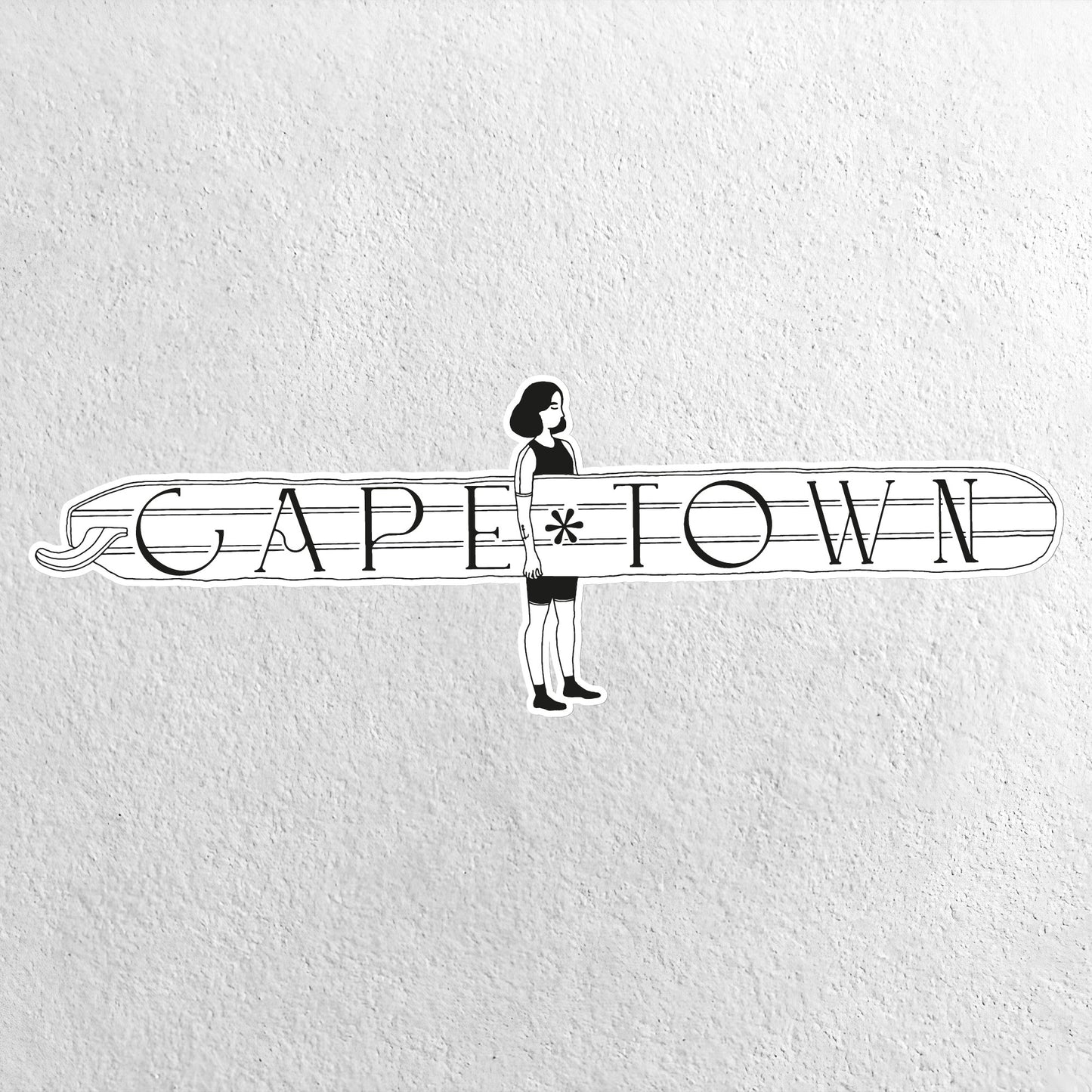 Large Vinyl Sticker - Cape Town Bumper