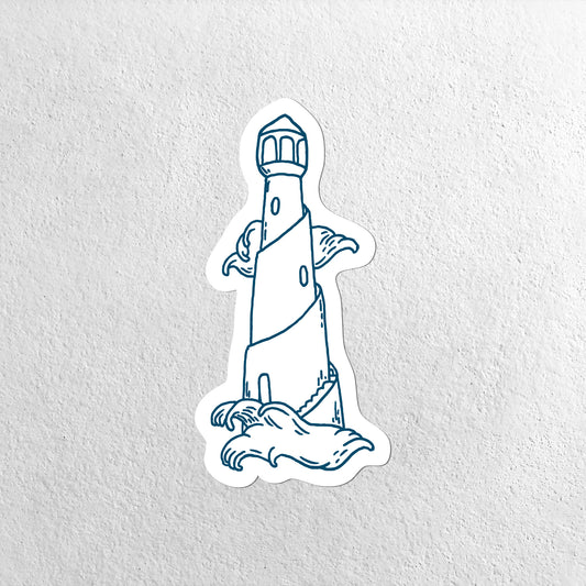 Small Vinyl Sticker - Lighthouse