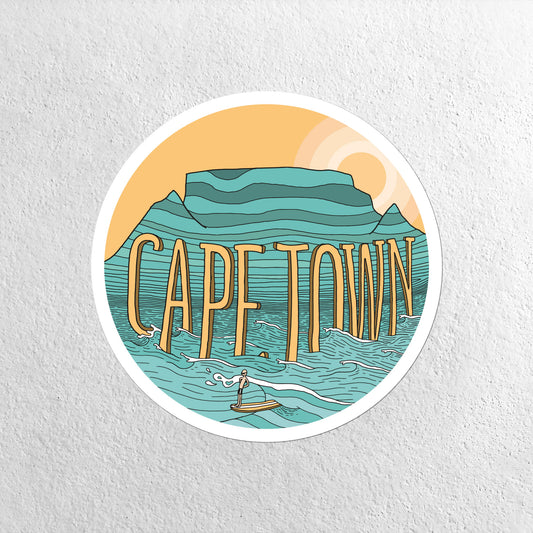 Large Vinyl Sticker - Cape Town