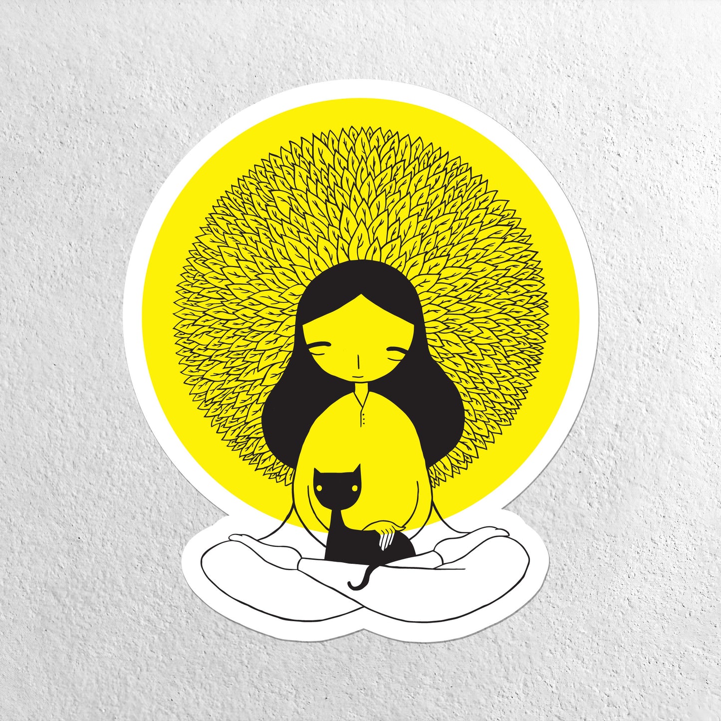 Large Vinyl Sticker - Dear Moon