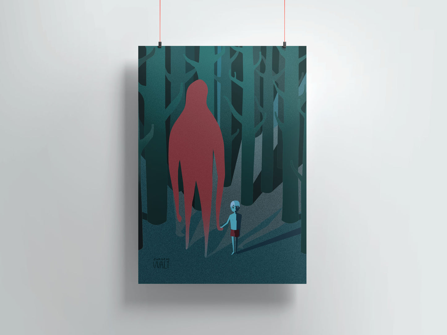 Making friends in the woods
